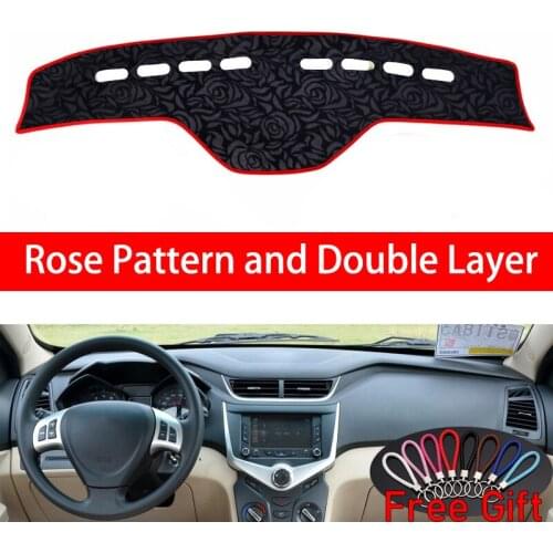 Rose Pattern For CHERY fulwin 2 2013 2014 2015 2016 Cover Car Stickers Car Decoration Car Accessories Interior Car Decals