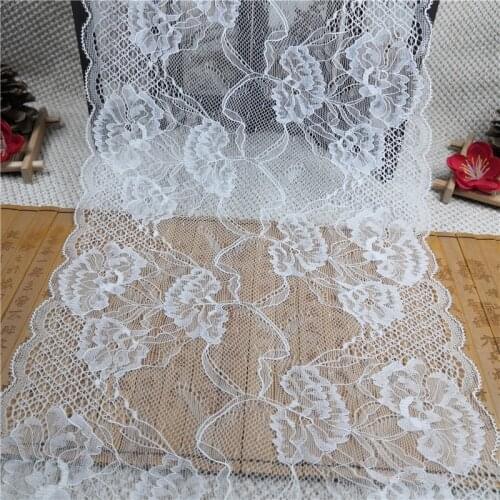 RR2349 21CM beautiful hot selling elastic lace fabric elastic lace for underwear