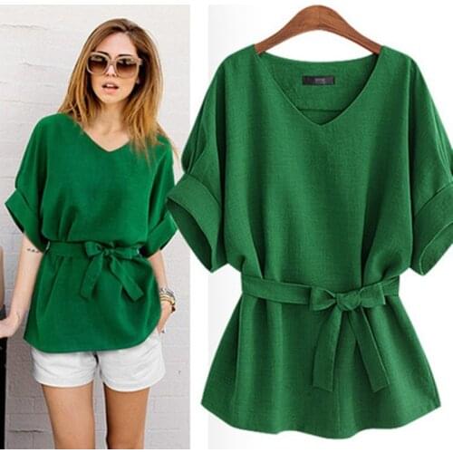 Shzxssfy Linen Blouses