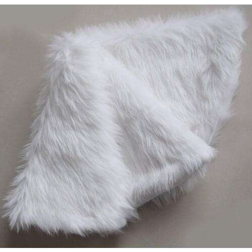 48 Inch Christmas Tree Plush Skirt Decoration for Merry Christmas Party Faux Fur Christmas Tree Skirt Decorations