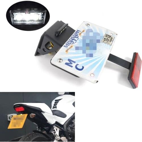 Rear Tail Tidy Fender Eliminator Fit For Honda CB650F CBR650F 2014 2015 2016 2017 2018 2019 2020 License Plate Holder Bracket