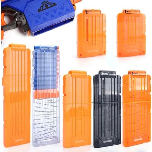 Gun Clip 18 22 6 12 Reload Clip for Nerf Magazine Round Darts Blaster Bullet Clip Kids Toy Soft Bullet for Nerf Gun Accessories