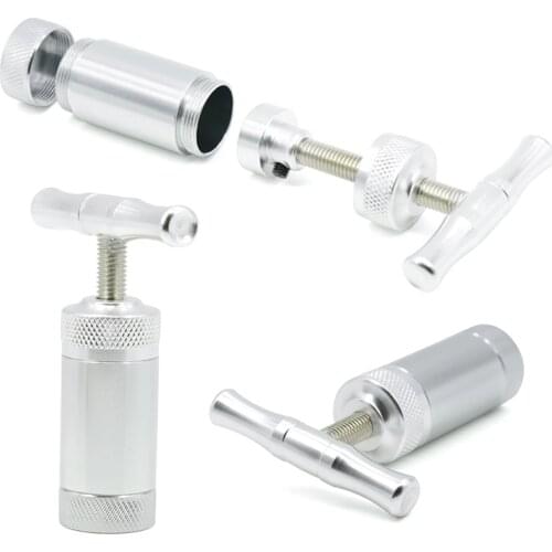 1Pcs Spice Smoking Tobacco Compressor Stainless Steel Pollen Press Tool Herb Grinder Smoke Crusher Pipe Cigarette Accessories