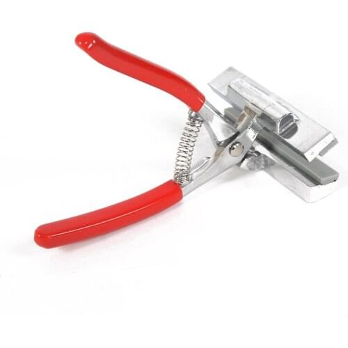 12cm Oil Painting Pliers With Red Grasp Stretch Tighten Canvas Clamp Pliers for Advertising Printing Canvas Painting