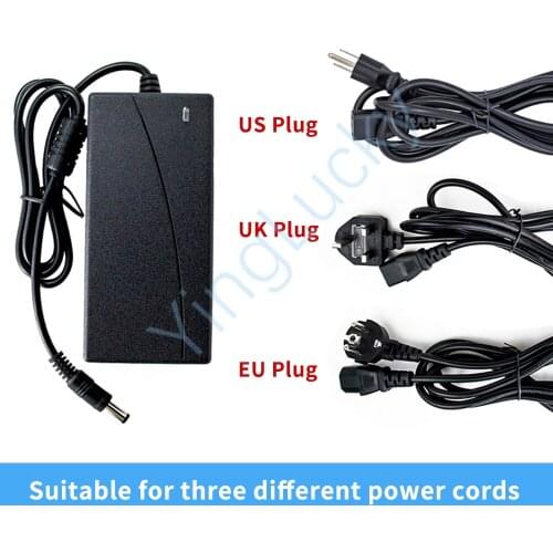 12V 5A power supply switch plug adapter with EU UK US AU plug Line length 1.8cm for pandora box video game console