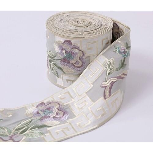 American Embroidered Curtains Lace Accessories Lace Curtains