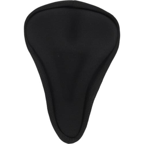 BIKE BICYCLE EXTRA COMFORT SOFT EVA foam SEAT SADDLE CUSHION COVER - BLACK