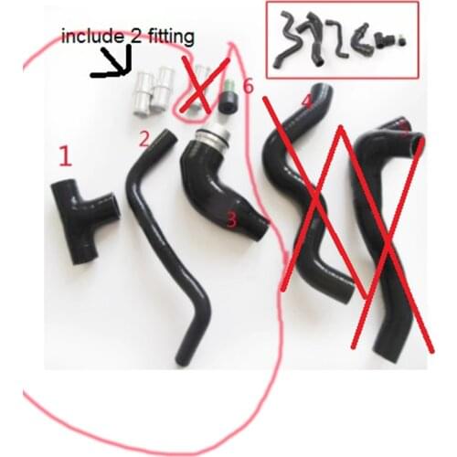 Engine 3pcs Kit Crankcase Breather Hose For V W Golf Jetta MK4 Audi A4 TT 1.8T