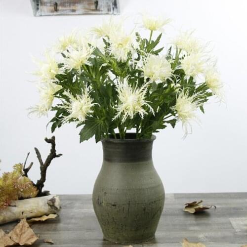 3pcs Eryngium Artificial Thistle Eryngium Flowers Pant Simulation Flowers Party Supply Home Decoration Fake Plant