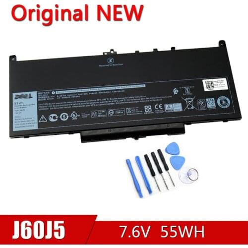 J60J5 New Original Laptop Battery For Dell Latitude 7470 Latitude E7270 0MC34Y MC34Y 7.6V 55WH