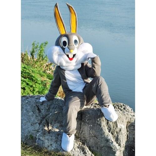 [TML] Cosplay Rabbit and Bugs Bunny Mascot Costume Cartoon character costume Advertising Costume Party Costume Animal carnival