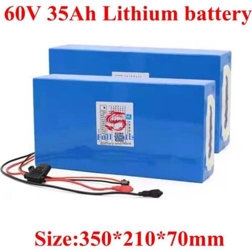 60v 35Ah li-ion battery pack 100A BMS 5400w 3600w 3000w dualtron ultra electric scooter bike motor power RV EV + 10A charge