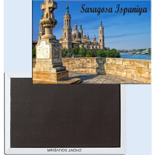 Beauty of the city Saragosa USA 24382 Fridge Magnet