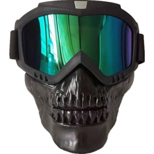 Skull Masks Skiing Eyewear Winter Windproof Motocross Sunglasses Snow Ski Glasses Snowmobile Goggles Skiing Mask