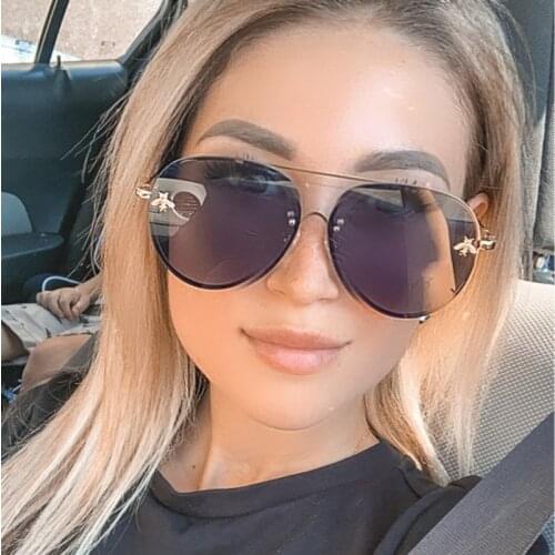 Женские солнцезащитные очки авиаторы PATCHWERK China At AliExpress