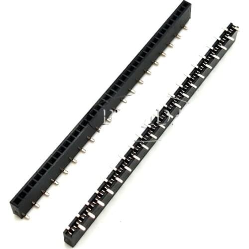 Free shipping 5PCS SMD Single Row PIN Header 1.27 mm Spacing 40P SMT Type Single Female Socket One Row