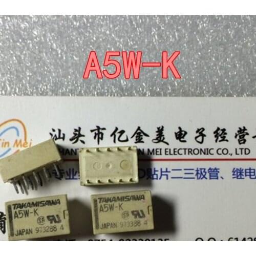 Relay A5W-K 5VDC 10-pin A5W-K A5W-K-5VDC