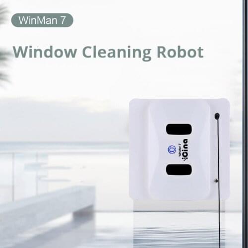 Window Cleaning Robot Vacuum Cleaner 15M Remote Control 2.4G Smart Window Cleaner Robot for Glass Tile Door Bathroom
