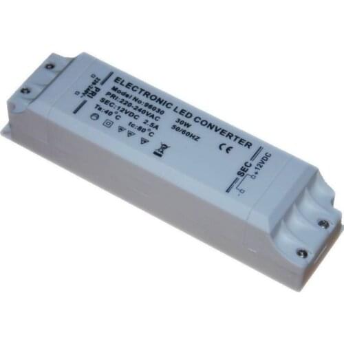 Christmsa promotion 1pcs Electronic Driver Transformer for MR16 5050 smd LED BULB DC12V 2.5A 30W Power Supply