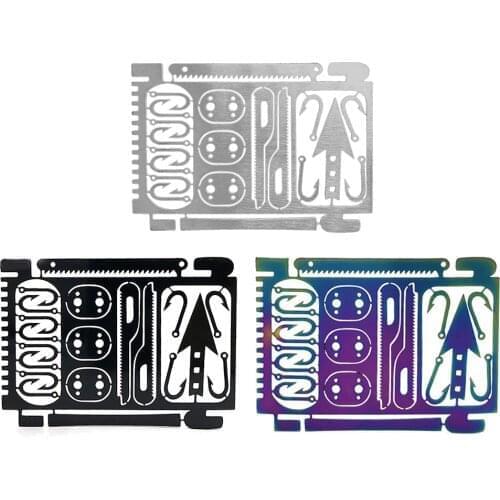 Fishing Gear Hook Card Outdoor EDC Tools Outdoor Camping For Camping Wilderness Survival Preppers Gear Fishing Hiking Hunting