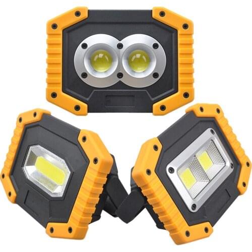 Outdoor camping light COB portable lamp high-brightness floodlight USB rechargeable work light mobile emergency power bank