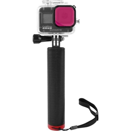 Sunnylife 60m Waterproof Protective Case Underwater Housing Case Diving Filter Floating Bar for GoPro Hero 8 Black Sports Camera