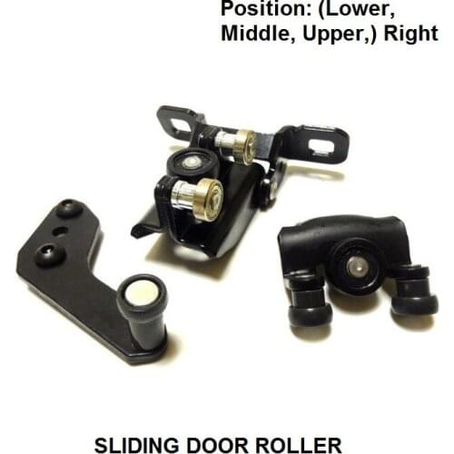 X3 PIECES FOR FORD TRANSIT 2000-2006 SLIDING DOOR ROLLER GUIDE SET RIGHT (Lower, Middle & Upper) COMPLETE SET NEW