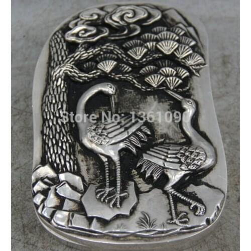 Xd 00940 5" Ancient China Chinese Dynasty Palace Silver