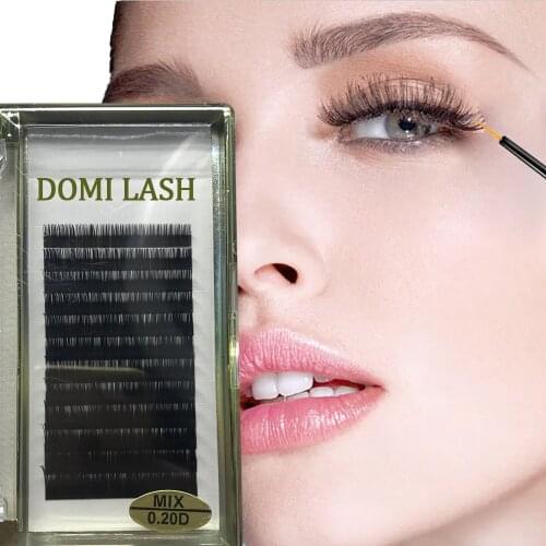 12 Line Classic Matte Lashes Extension Eyelash Soft Natural C CC D DD Curl Bloom Individual Lash Extension Makeup