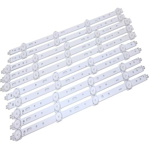 30pcs LED backlight Strip SVS400A73 SVS400A79_4LED 5LED ABCD Type for Samsung 40D1333B 40L1333B 40PFL3208T 40PFL3108T LTA400HM23
