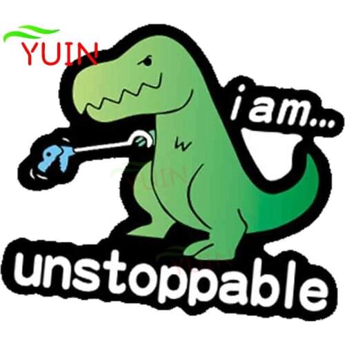 Car Sticker Motorcycle Decals Dinosaur Funny Cute Cartoon Decorative Accessories Creative Window Waterproof Decal 11*10cm