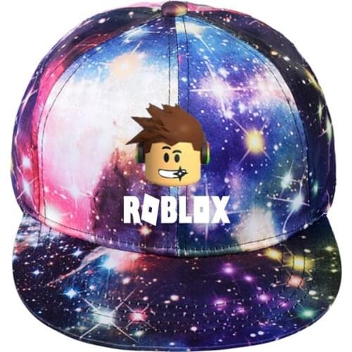 Robloxs Baseball Outdoor Sport Sunscreen Cap Kid Starry sky Hat Teens Travel Child Game Baseball Adjustable Anime Gift