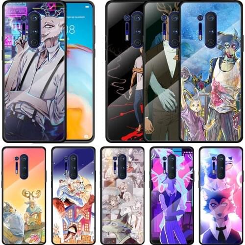 Anime BEASTARS LOVE For Oneplus 9R 9 8T 8 Nord Z 7T 7 Pro 5G Tempered Glass Shell Phone Case Cover