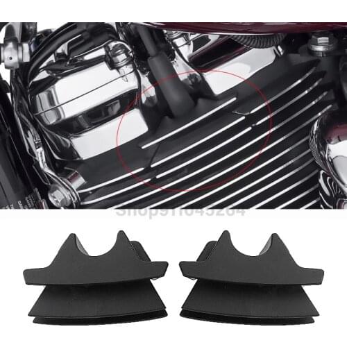 Motorcycle Drag Wrinkle Black Engine Spark Plug Filled decorative cover For Harley Touring Road King Glide 2017 2018 2019 2020