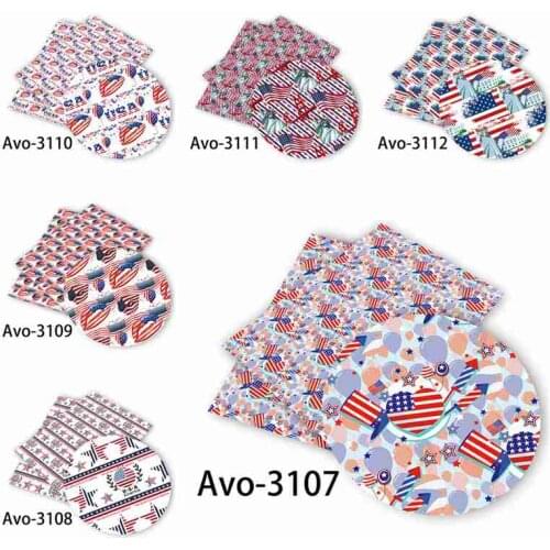 Diy-Everyday Diy 30*135cm Printed Faux Synthetic Leather Vinyl for Bow,DIY handmade Materials 3112