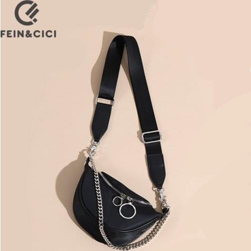 Designer nylon shoulder bag women cute chain crossbody messenger bag army green black blue canvas travel bag summer 2021 new