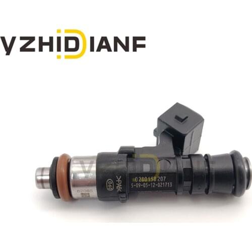 4X 8A6G-9F593-AA Fuel Injector Injection Nozzle 0280158207 101481 1538984/8A6G9F593AA for Ford- Focus Fiesta B-max C-max