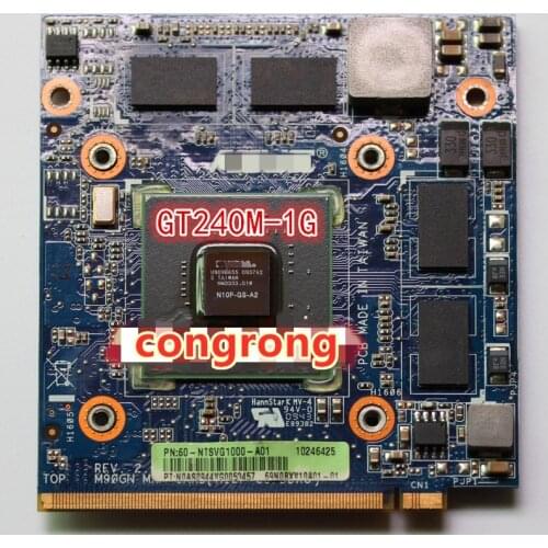 GT 240M GT240M N10P-GS-A2 1GB DDR3 VGA Graphic Video Card For ASUS M90GN C90P C90S M60J 100% Test