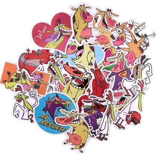 LX313 20PCS Animal Luggage Graffiti Stickers Skateboard Guitar Refrigerator Decoration Whiteboard Wall Stickers Waterproof