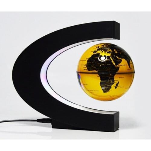 Floating Magnetic Levitation Globe LED World Map Electronic Antigravity Lamp Novelty Ball Light Home Decoration Birthday Gifts