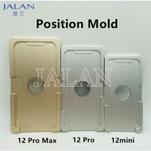 Precision Aluminium Position Mold For iP 12mini 12 Pro Max 12Pro 11 Pro Max Xs X Xsmax Glass With Frame Location Repair Mold