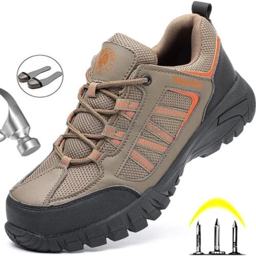 Work Safety Shoes Men Women Work Boots Anti-Puncture Work Sneakers Anti-Slip Steel Toe Industrial Shoe Men Safety Boots Footwear