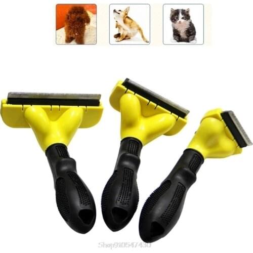 Pet Dog Hair Remover Comb Hair Brush Grooming Tool Stainless Puppy Kitten Hair Shedding Trimmer Combs Pet Brush Grooming Tools