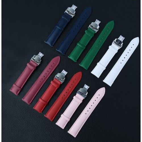 Watchband Soft Calf Genuine Leather Watch Strap 12mm 14mm 16mm 18mm 20mm 22mm 24mm Watch Band Wristband