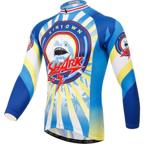 Xintown Outdoor Cycling Jersey Long Sleeve Autumn Cycling Clothing Sport Mountain Bike Jersey Bicycle Clothes Ropa Ciclismo