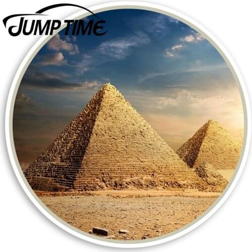 Jump Time Egyptian Pyramid Vinyl Stickers - Egypt Sticker Laptop LuggageDecal Car Window Bumper Car Accessories