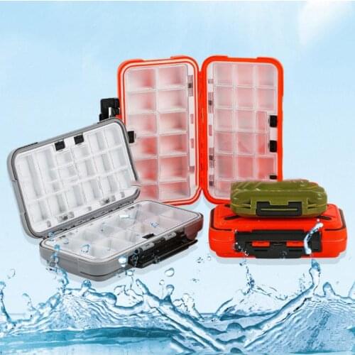 Waterproof Fishing Tackle Box Bait Lure Hook Boxes Multifunctional Storage Organizer Equipment Carp Fly Fishing Lures Container