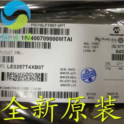 100% Original In Stock New PIC16F1907-I/PT PIC16F1907 QFP