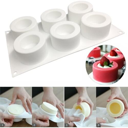 3D Jelly Pudding Cupcake Silicone Molds Cake Decorating Tools Bakeware French Dessert Mousse Mold Home Kitchen Baking Tool