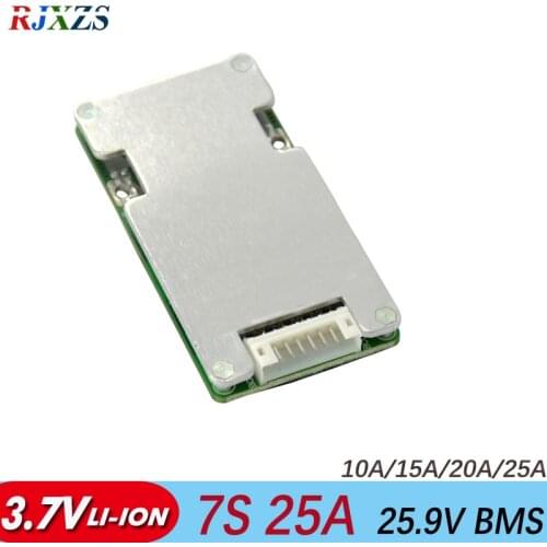 7S 25A Li-ion 25.9V bms 7S pcm with balance small circuit board for 24v Solar Street LED Light System